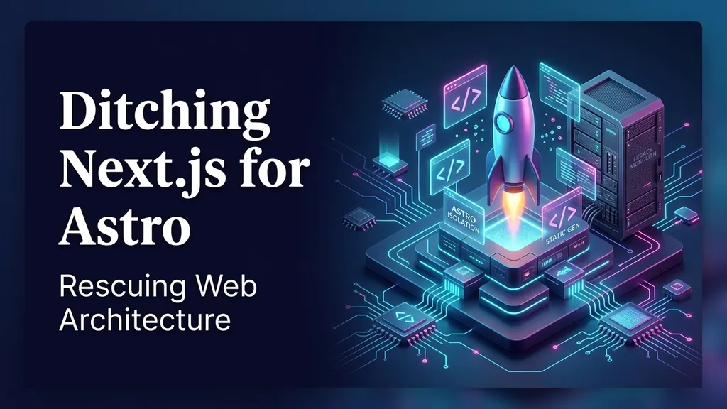 Why You Should Ditch Next.js for Websites (and How Astro Rescues Your Architecture)