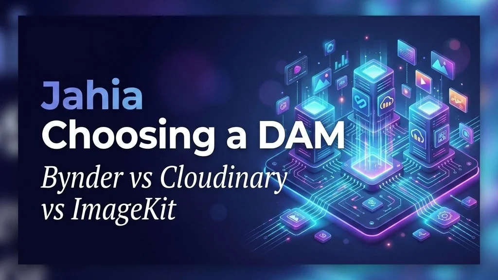 Choosing the Right DAM for Jahia CMS: Bynder vs. Cloudinary vs. ImageKit