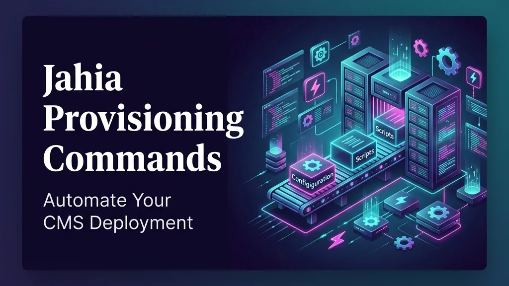 Jahia Provisioning Commands