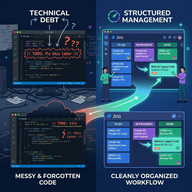 Stop Using //TODO Comments - Use Jira Instead